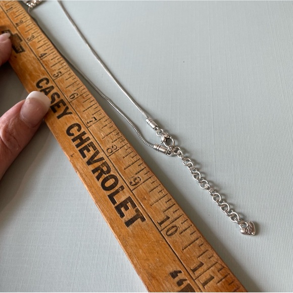 Brighton Silver & gold heart remember me Necklace - Picture 6 of 7